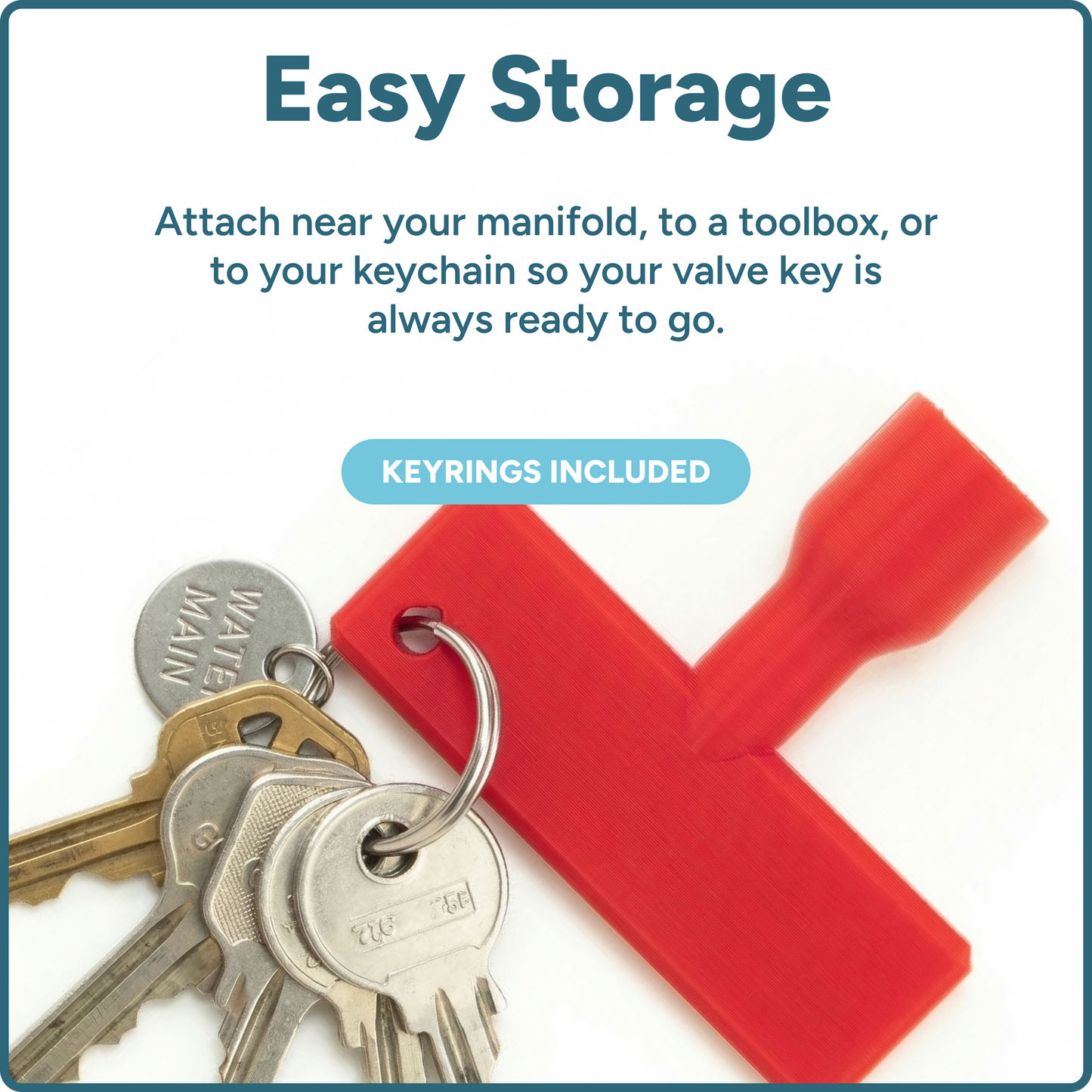 T-Handle Water Valve Key