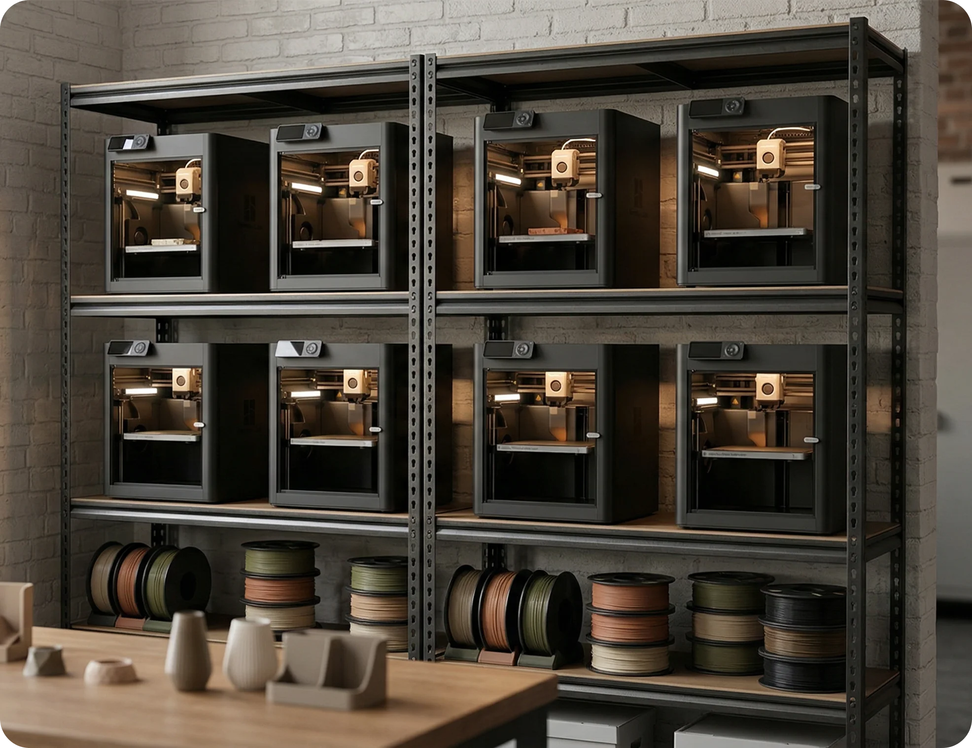 Matterform 3D print farm