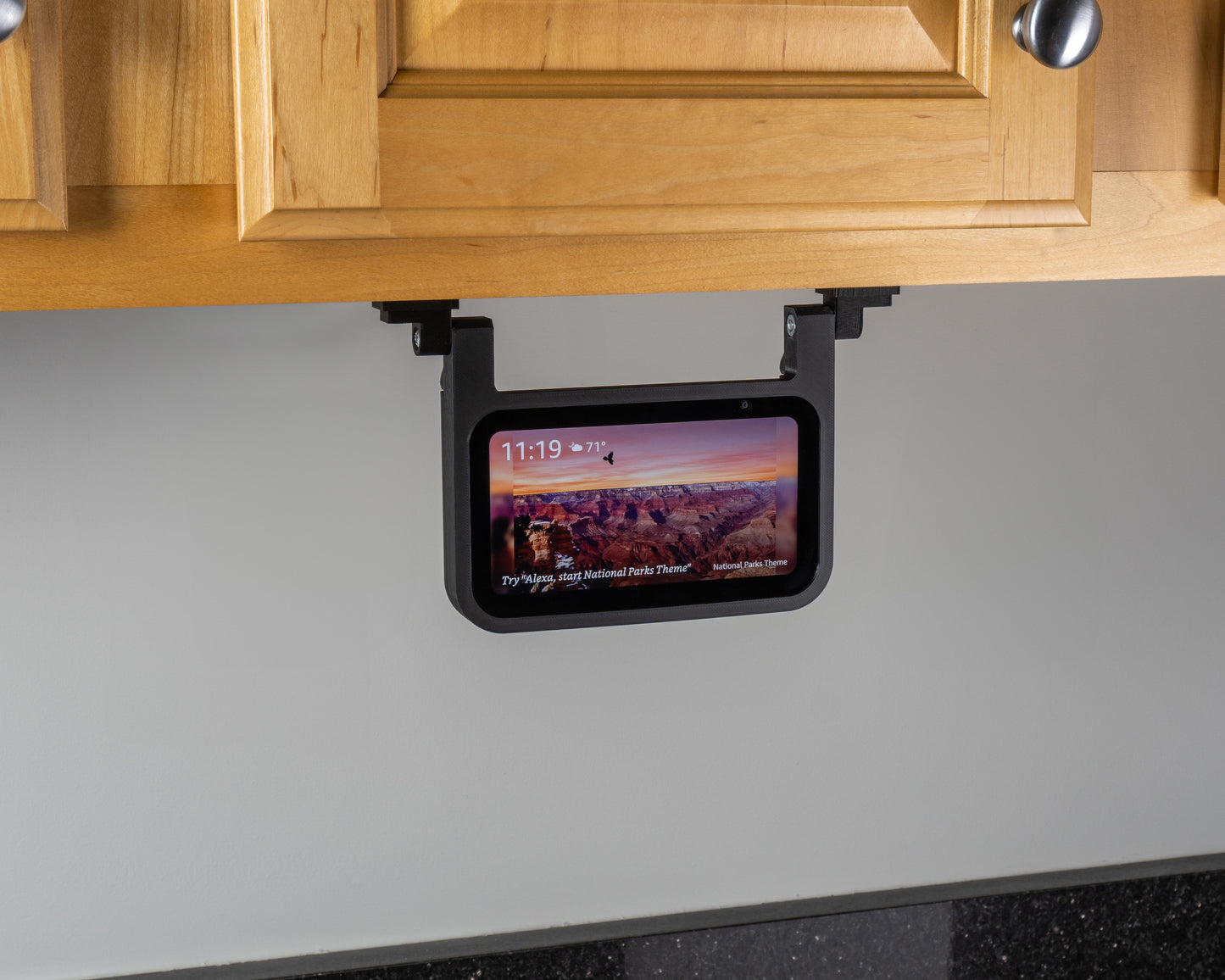 Amazon Echo Show 5 3rd Gen Alexa Under Cabinet Mount | Compatible with New 3rd Gen 2023 Model | Kitchen Cabinet Bracket | All Hardware Included