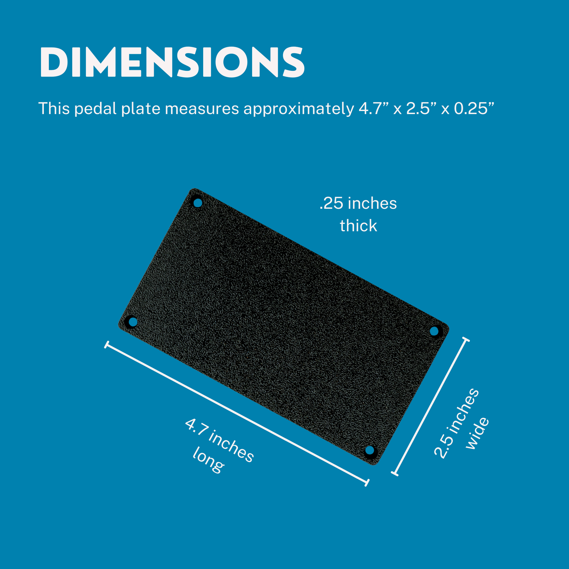 boss pedal rubber pad Boss Guitar Pedal Bottom Plate (3 Pack) – Matterform
