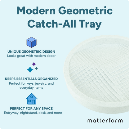 Voxel Round Catch-All Tray