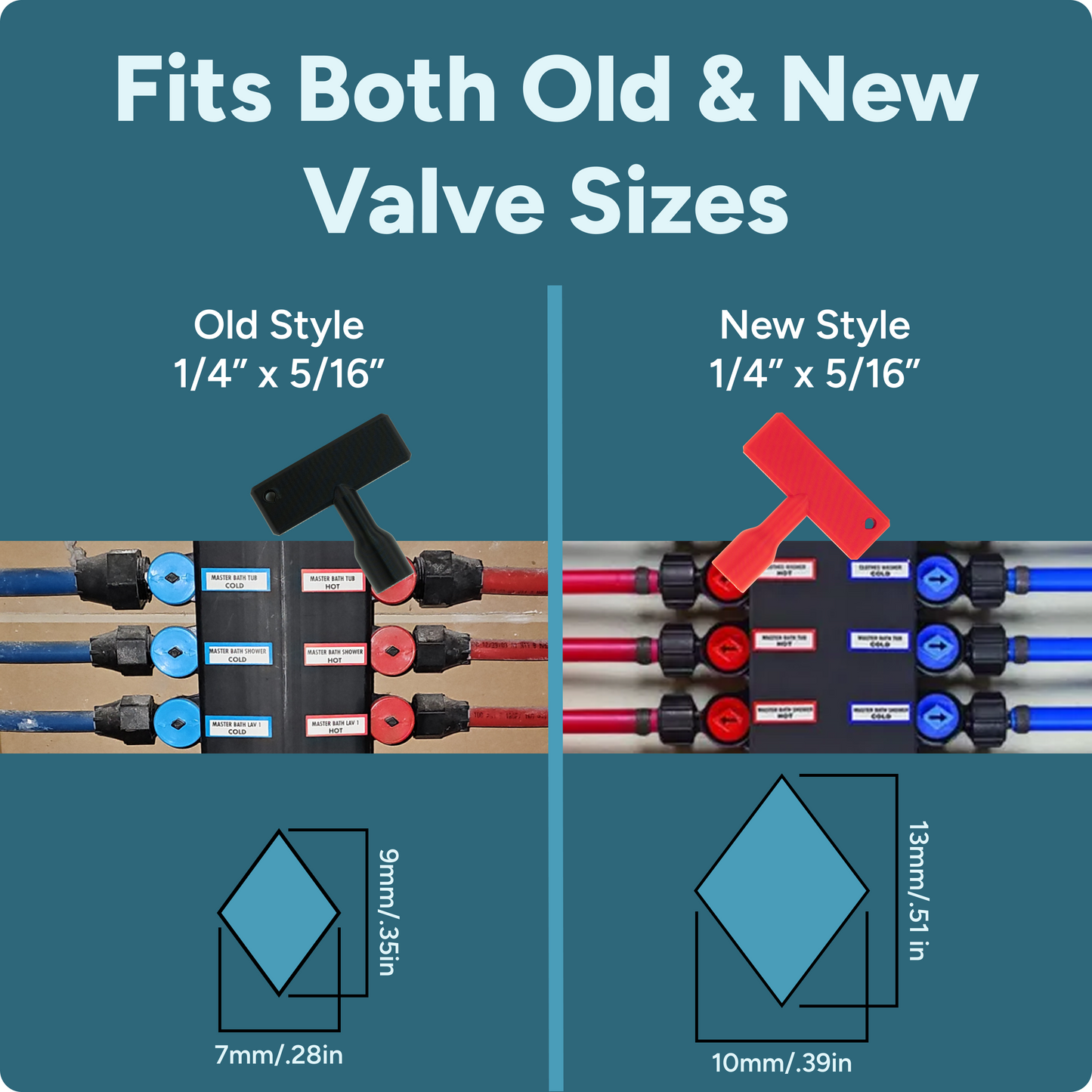 T-Handle Water Valve Key