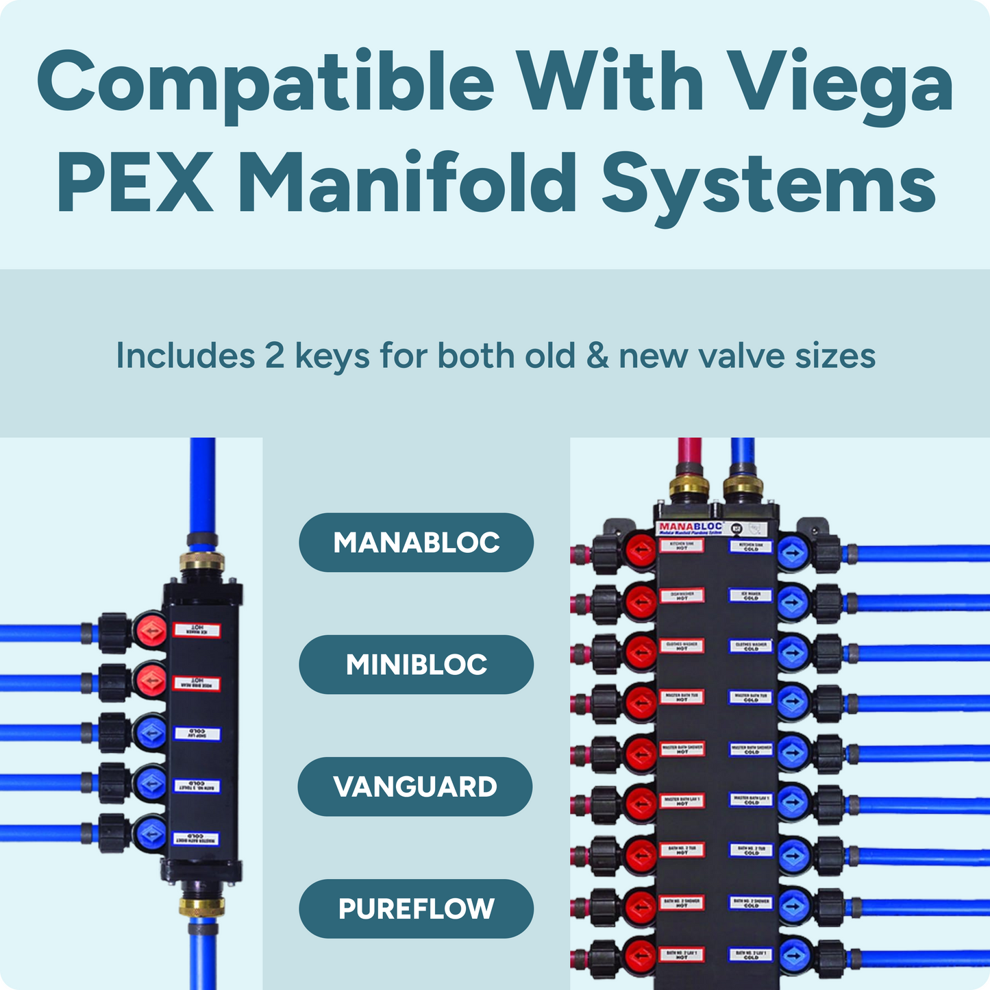T-Handle Water Valve Key