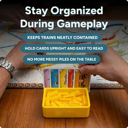 Ticket to Ride Train Piece Holders (5 Pack)