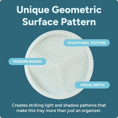Voxel Round Catch-All Tray