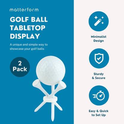 Golf Ball Tabletop Display Stand (2 Pack)