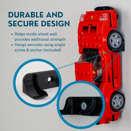 Lego Speed Champions Wall Mount  - 75 Sets
