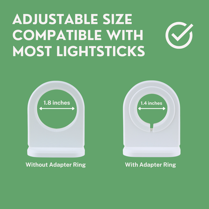 K-Pop Lightstick Wall Mount Holder (2 Pack)