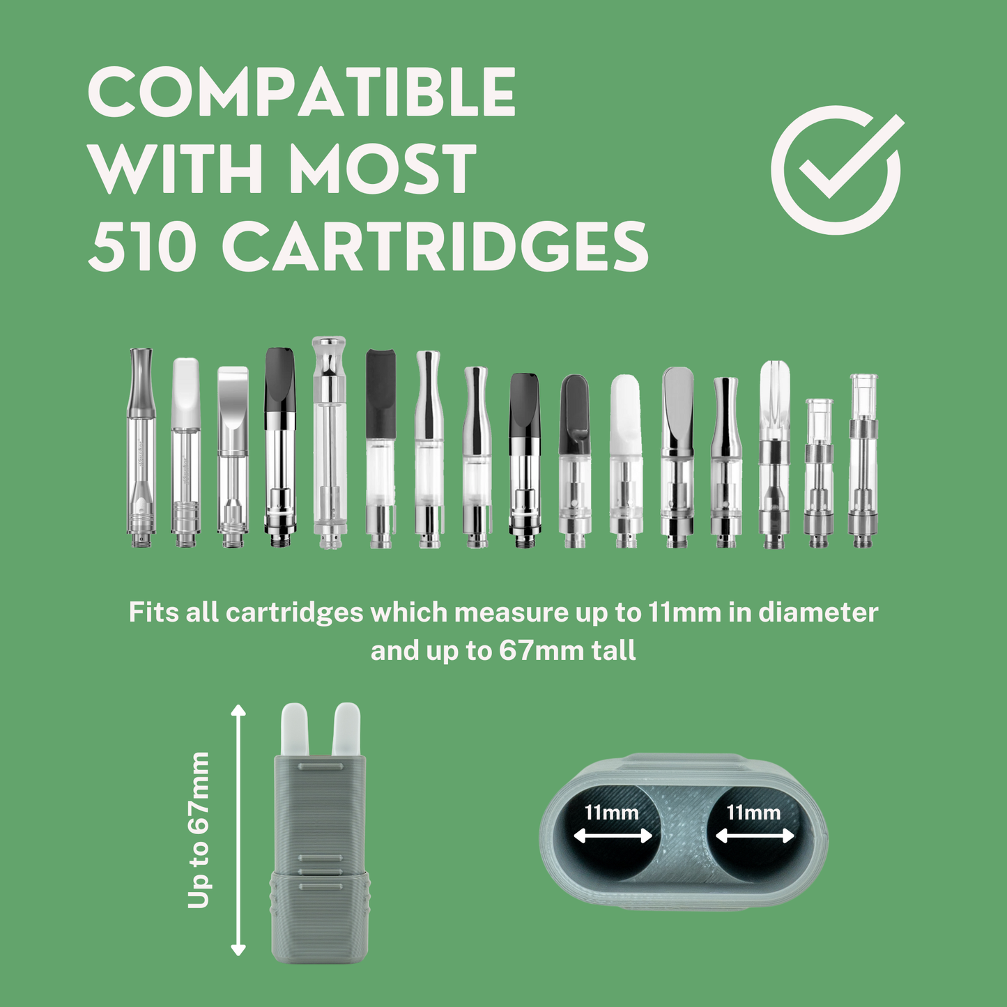510 Cartridge Travel Case (2 Pack)