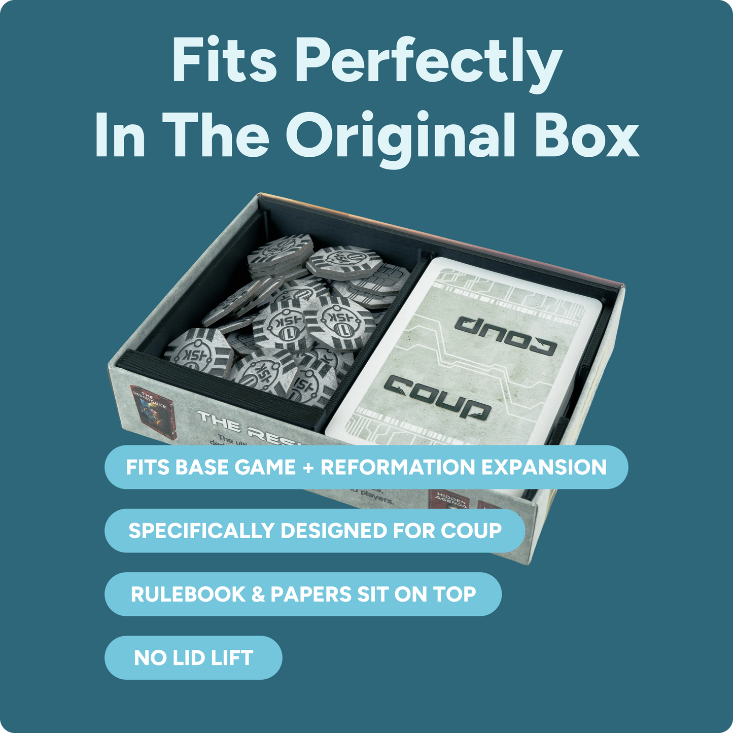 Coup Board Game Organizer