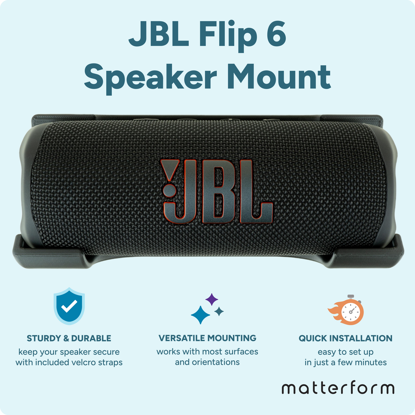 JBL Flip 6 Speaker Mount