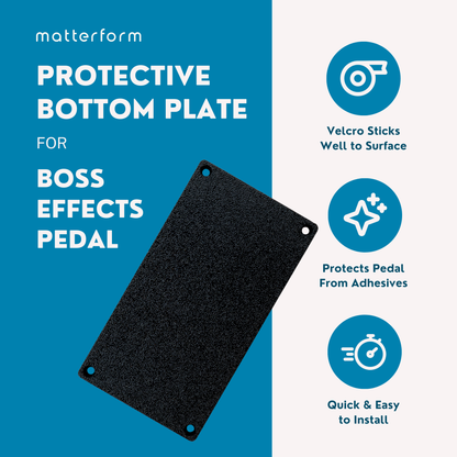 Boss Guitar Pedal Bottom Plate (3 Pack)