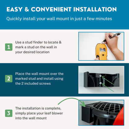 Milwaukee M18 Fuel Leaf Blower Wall Mount