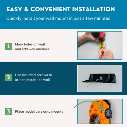 Lego Speed Champions Wall Mount  - 76 and 77 Sets