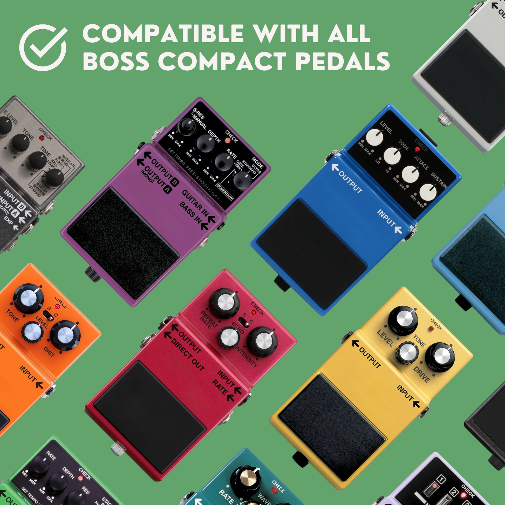boss pedal pack Boss Guitar Pedal Bottom Plate (3 Pack)